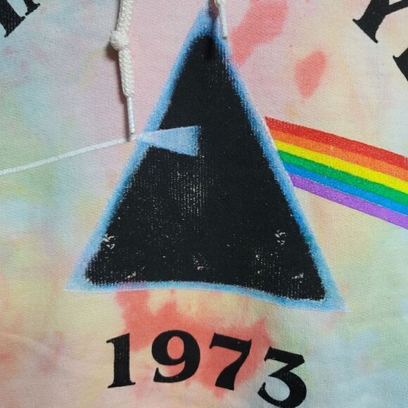 Pink Floyd 1973 graphic tie dye hooded sweatshirt size small - Picture 5 of 7